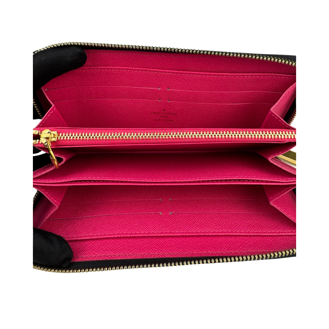 Louis Vuitton Black Multicolore Zippy Wallet