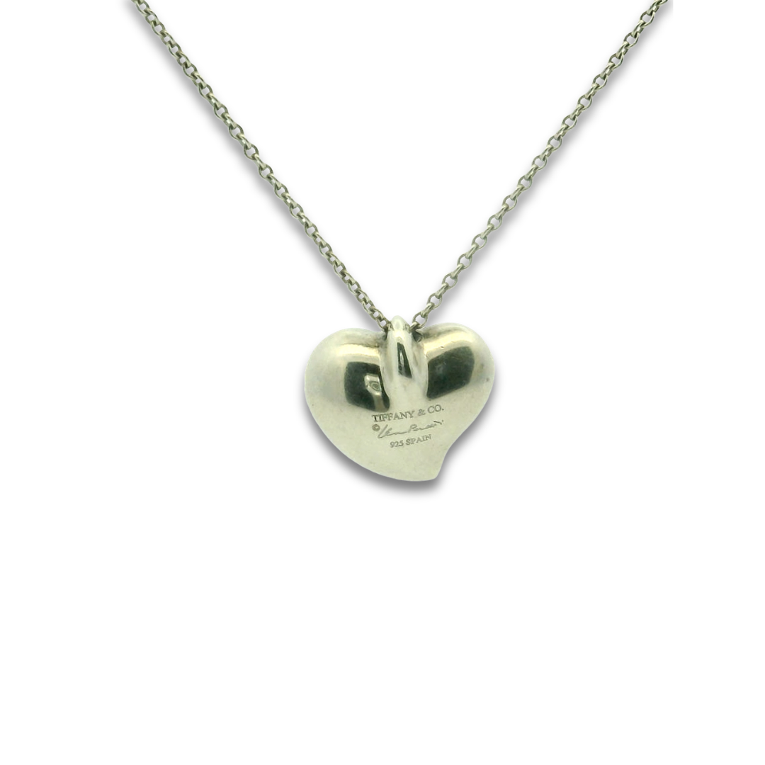 Tiffany & Co. Full Heart Tag Pendant Necklace