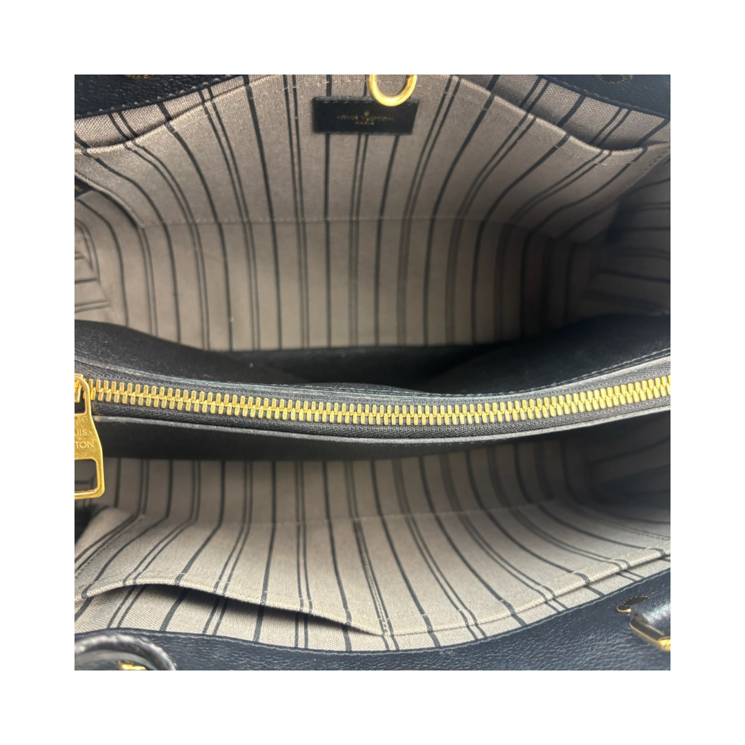 Louis Vuitton Black Empreinte Montaigne MM