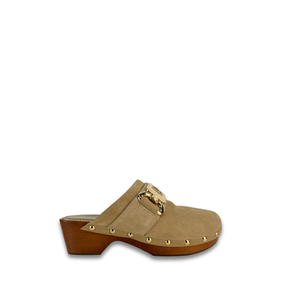 Louis Vuitton Suede Cottage Clogs - Size 37