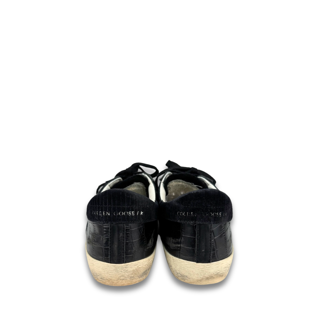 Golden Goose Black Superstar sneakers - Size 40