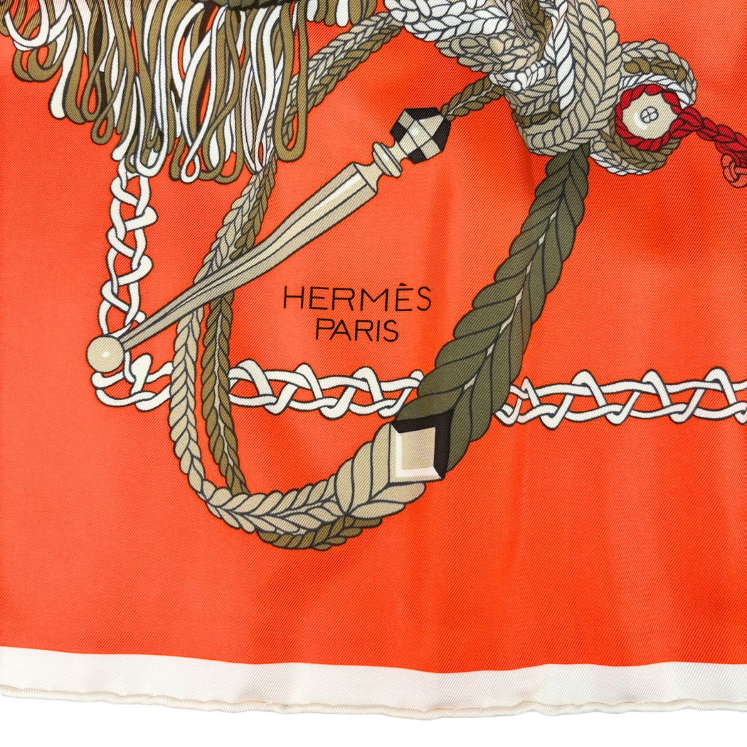Hermès 'Le Timbalier' Silk Scarf 90