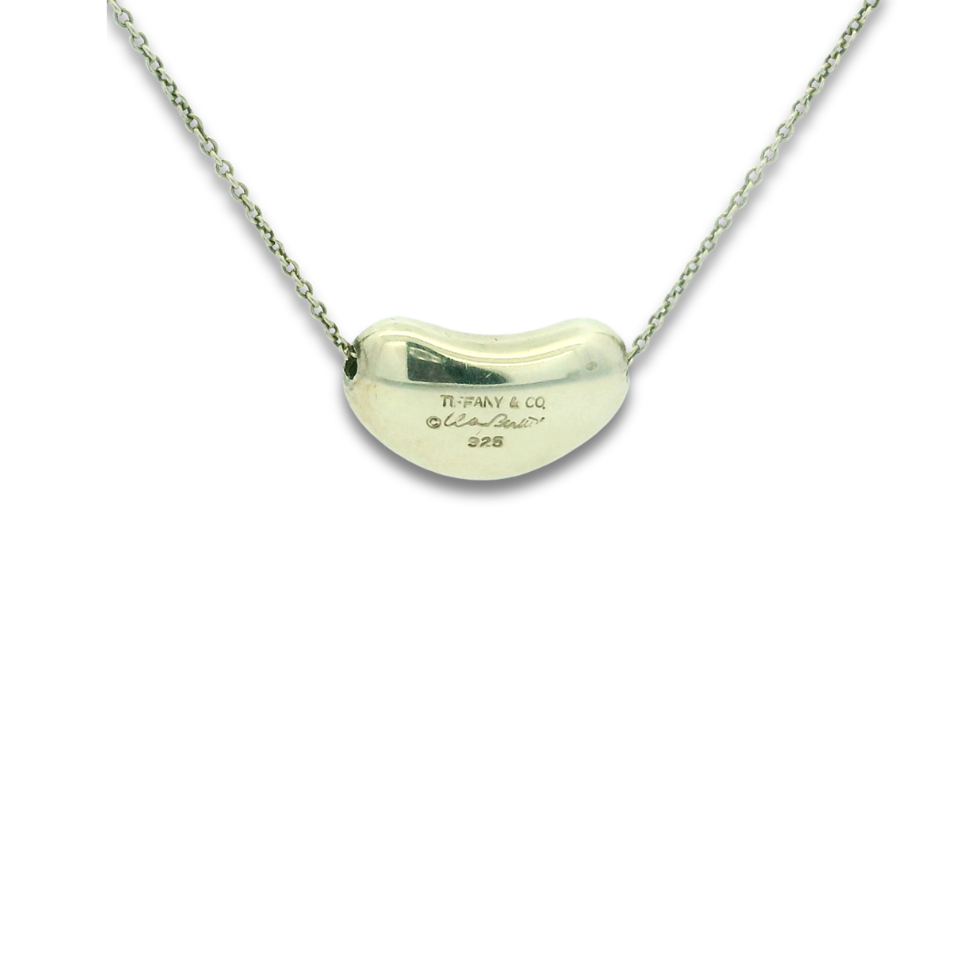 Tiffany & Co Elsa Peretti Large Bean Design Pendant Necklace
