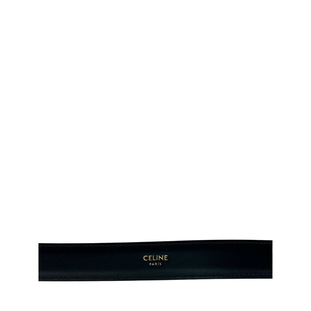Celine Small Triomphe Taurillon Belt