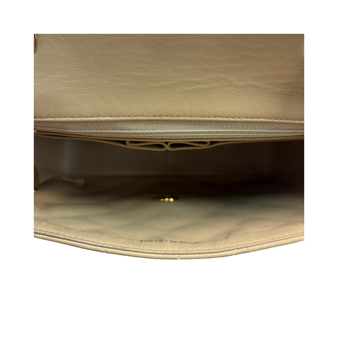 Chanel Classic Beige Small Square Single Flap