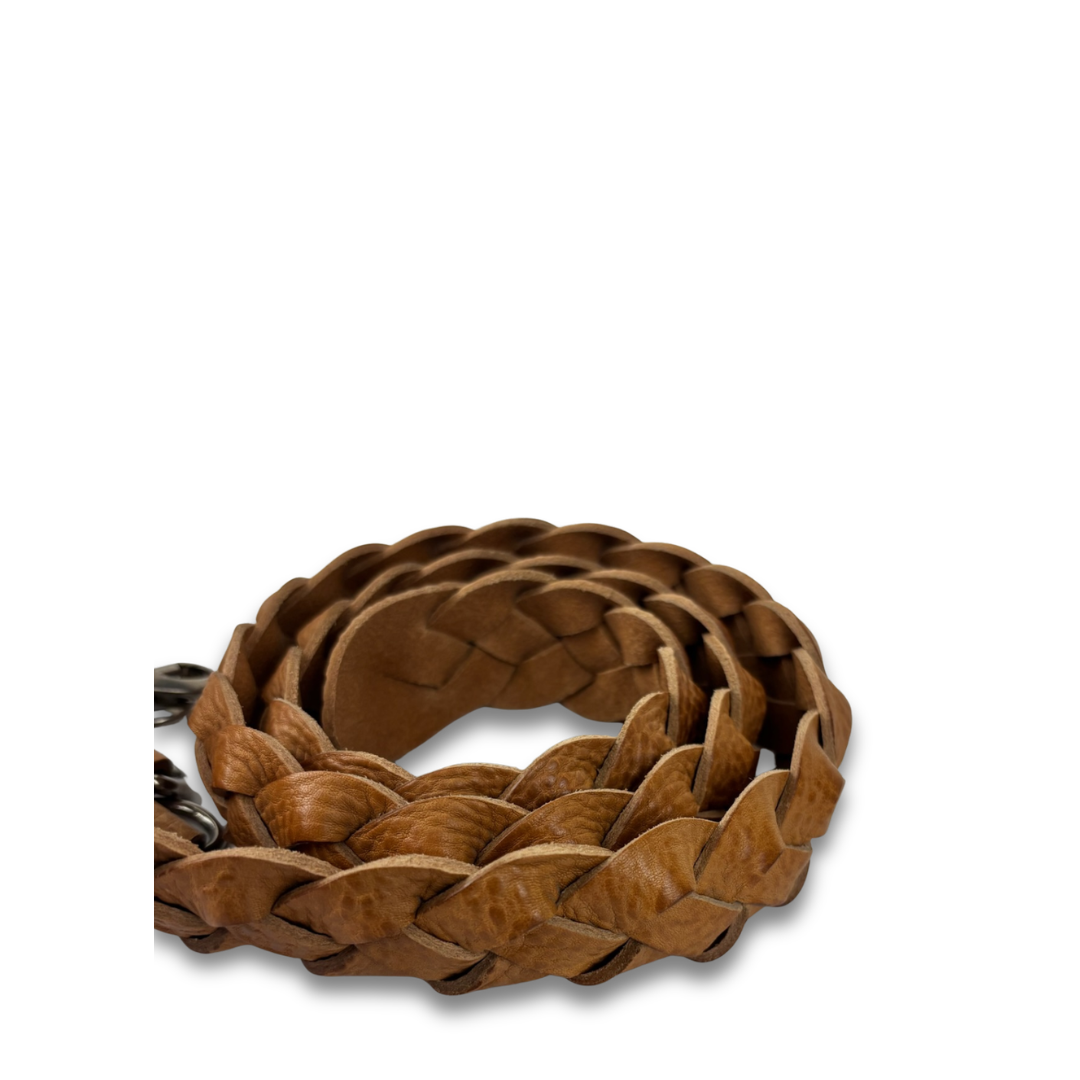 Miu Miu Braided Leather Belt - Size 75