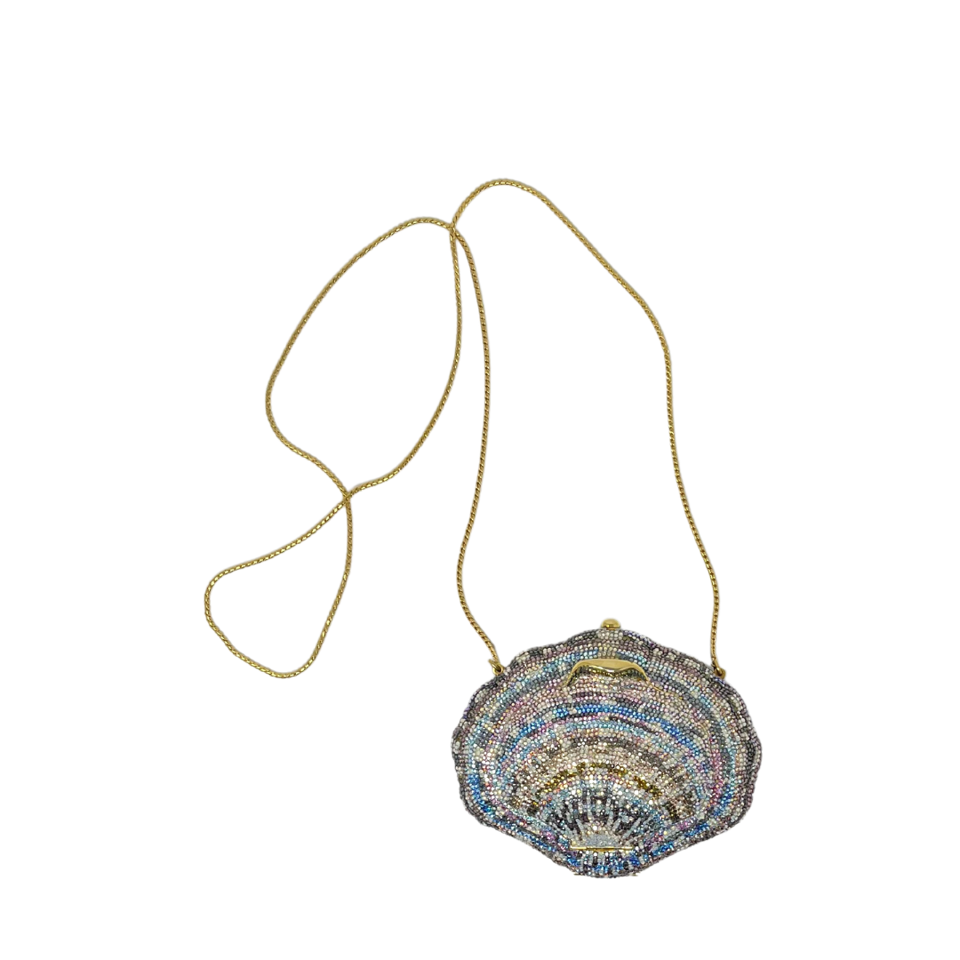 Judith Leiber Shell Minaudiere Evening Bag