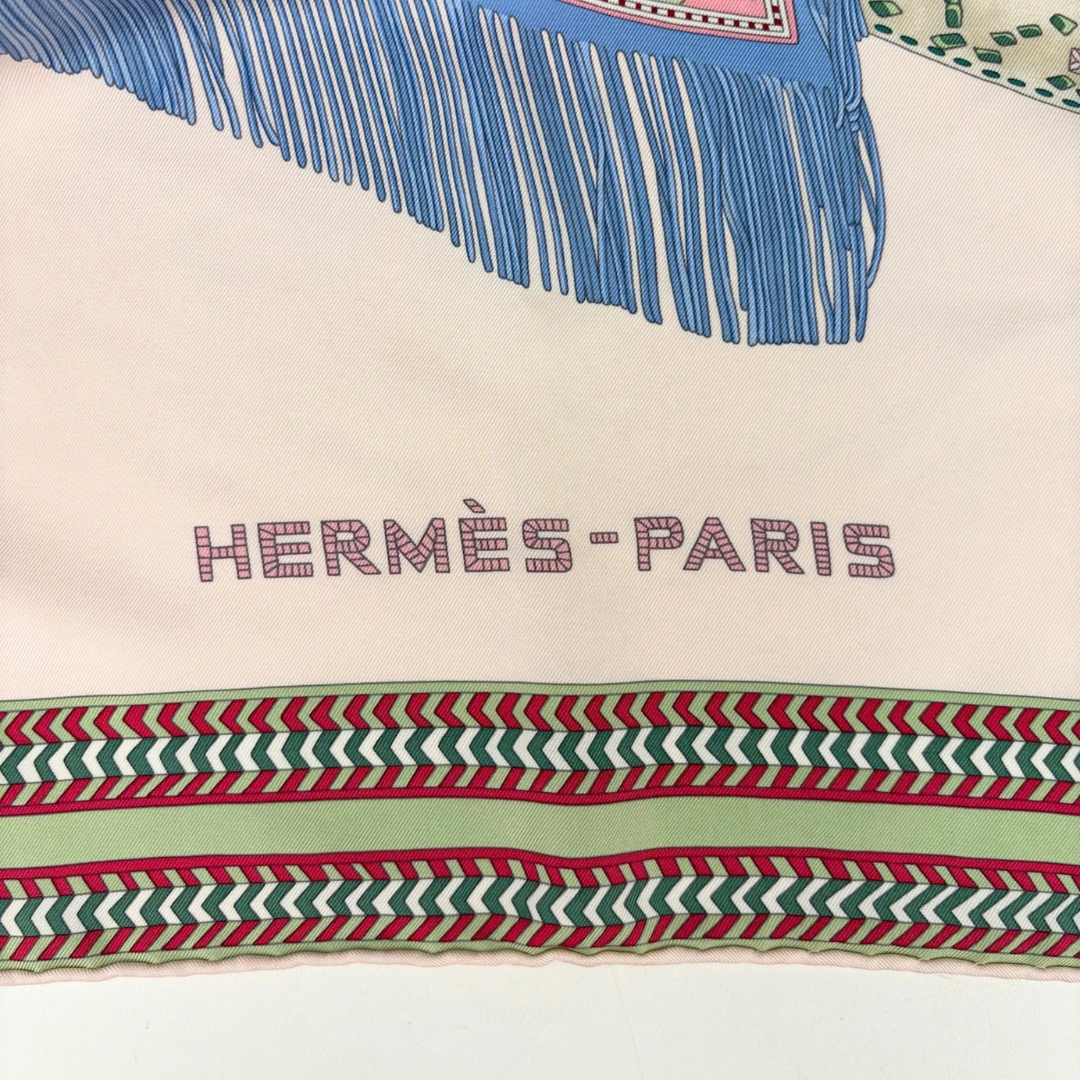 Hermès 'Selle Des Steppes' Silk Scarf 90