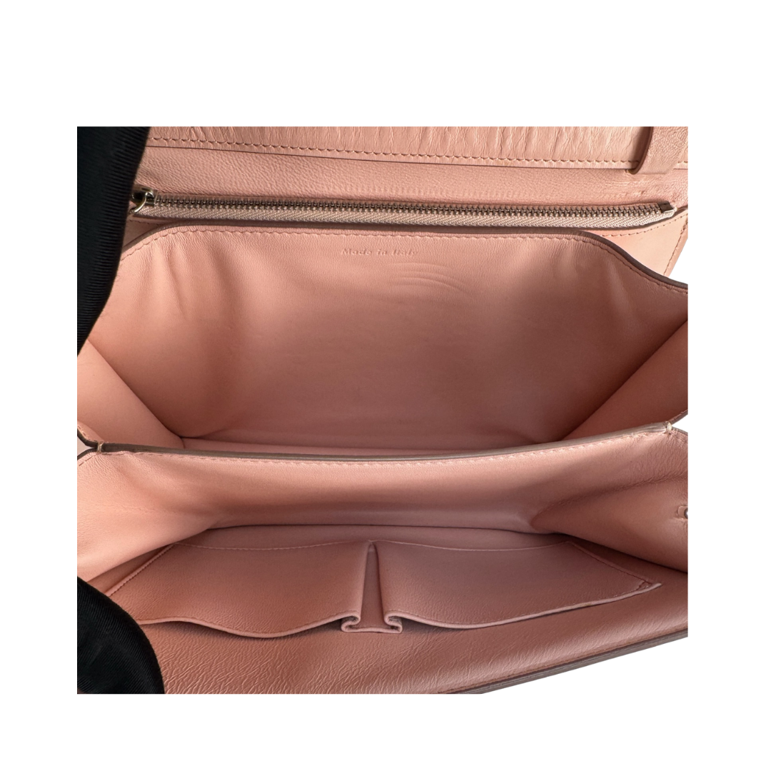 Celine Light Pink Small Calfskin Box Bag