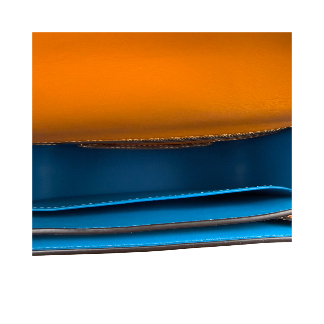 Louis Vuitton Orange Pont 9 Flap Bag