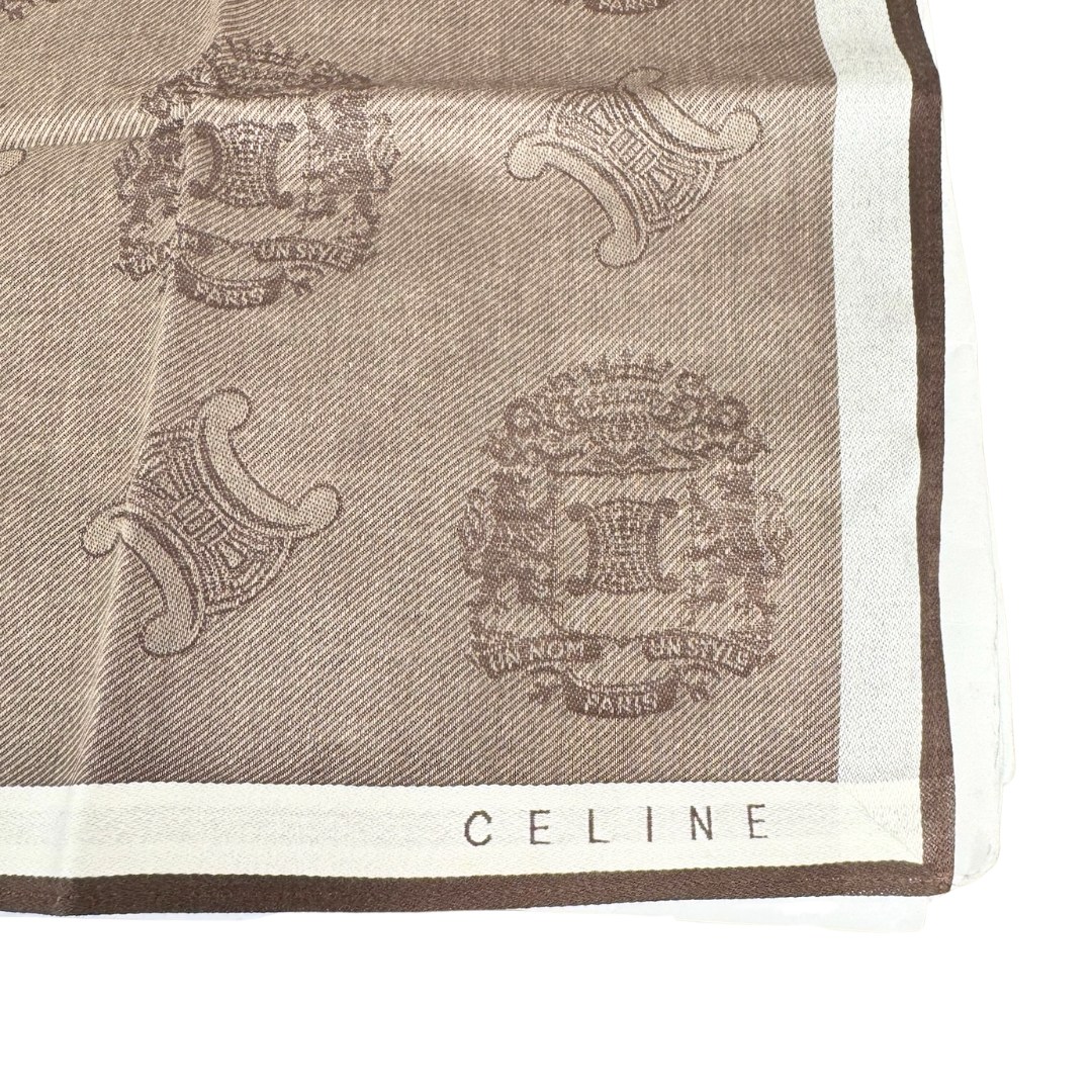 Celine Brown Macadam Handkerchief