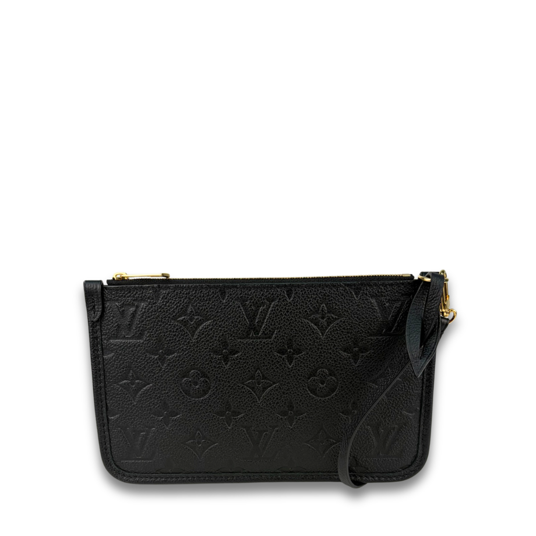 Louis Vuitton Black Empreinte Mini Wristlet