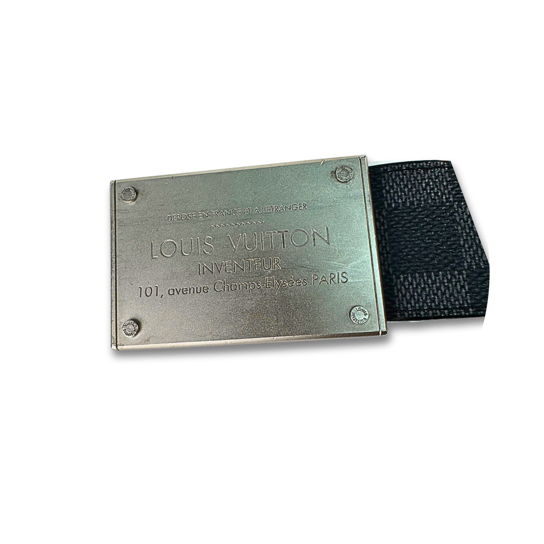 Louis Vuitton Reversible Damier Inventeur Belt - Size 95