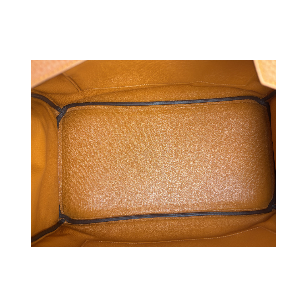 Hermès Togo Birkin 35 Feu Orange