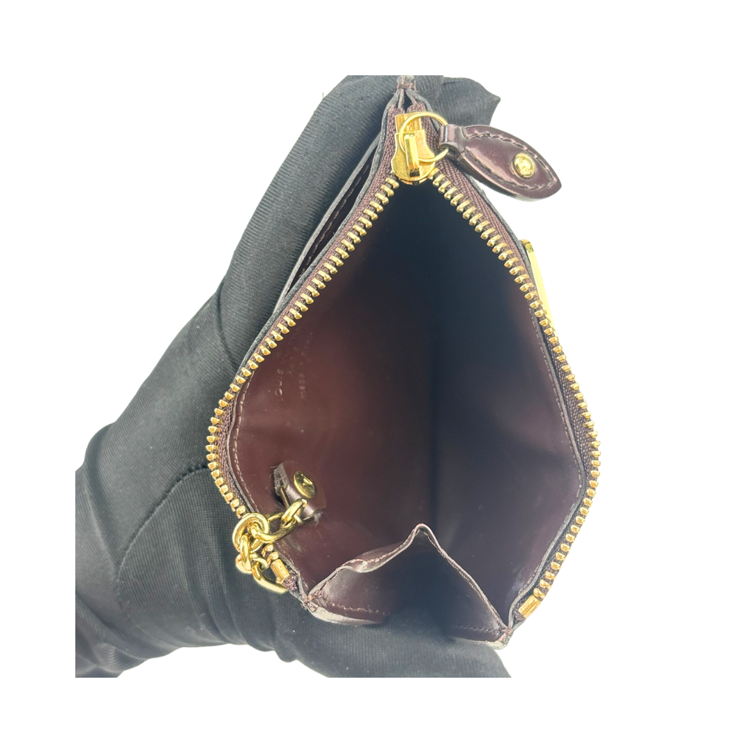 Louis Vuitton Amarante Vernis Key Pouch