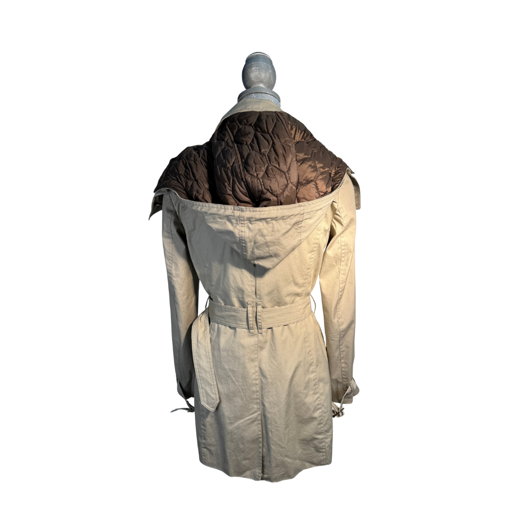 Burberry Brit Lined Trench Coat - Size 6