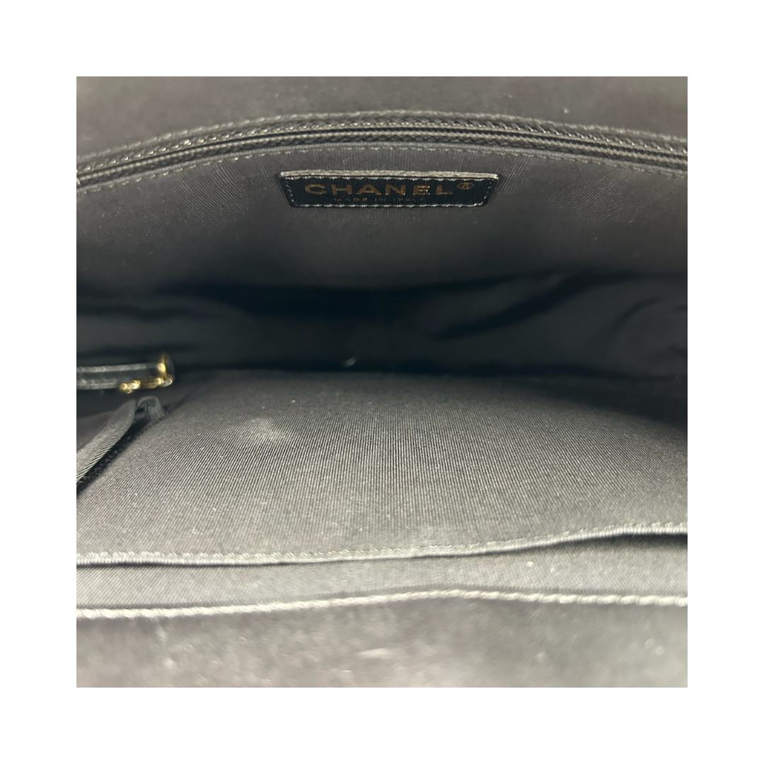 Chanel Black Medium Boy Tote