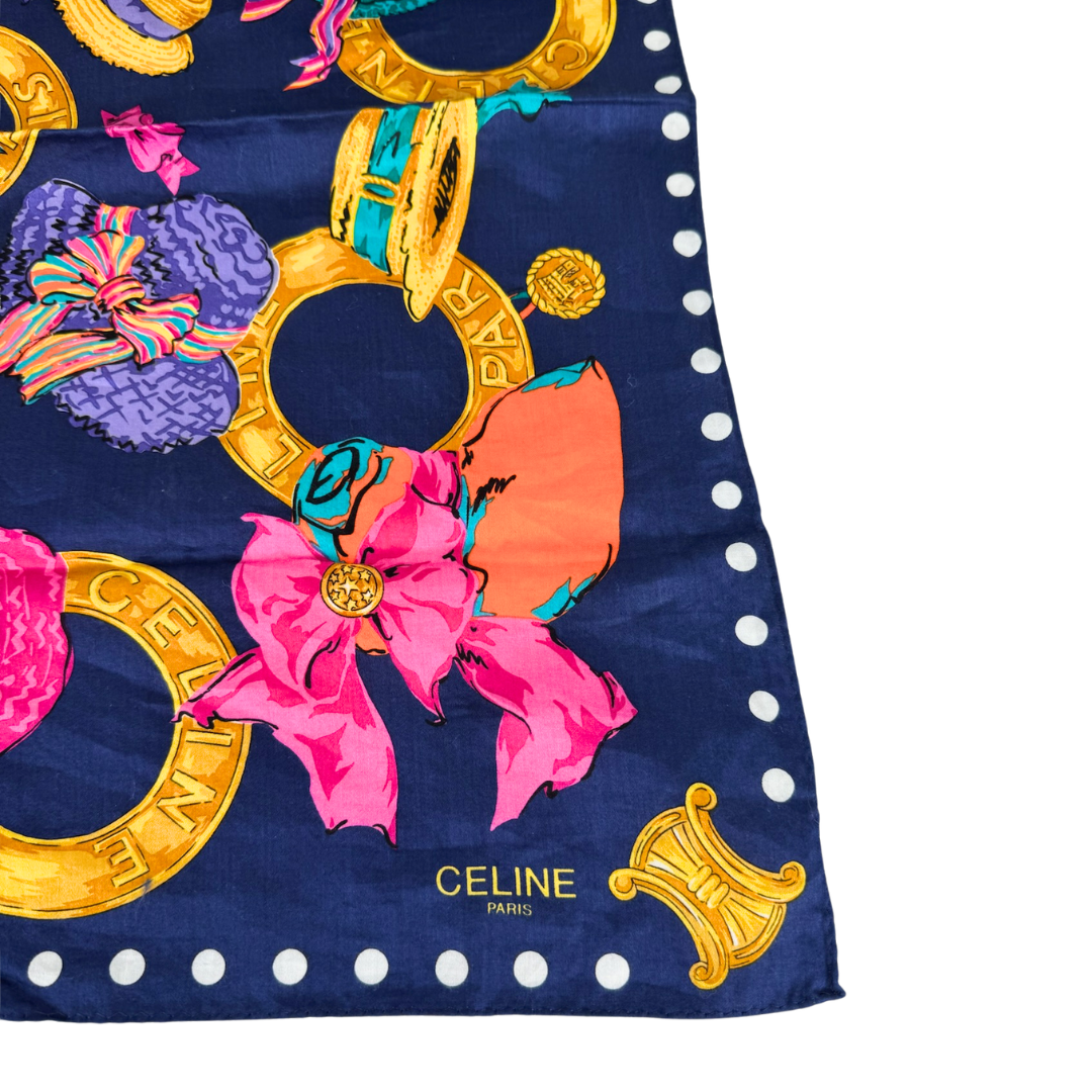 Celine Polka-Dot Handkerchief