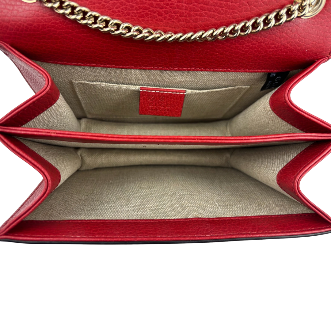 Gucci Red Interlocking GG Shoulder Bag