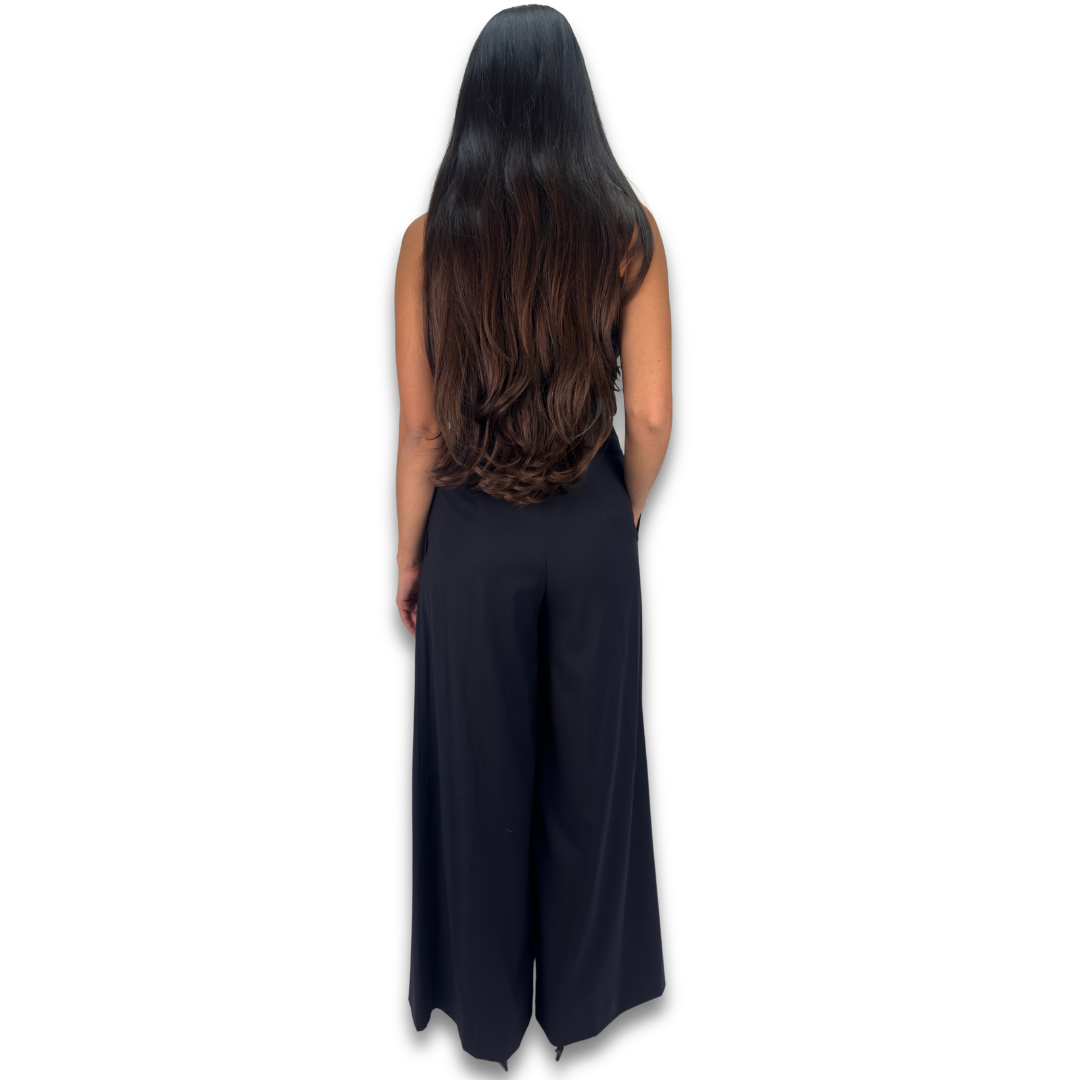 TWP Dark Navy Drew Trousers - Size 2