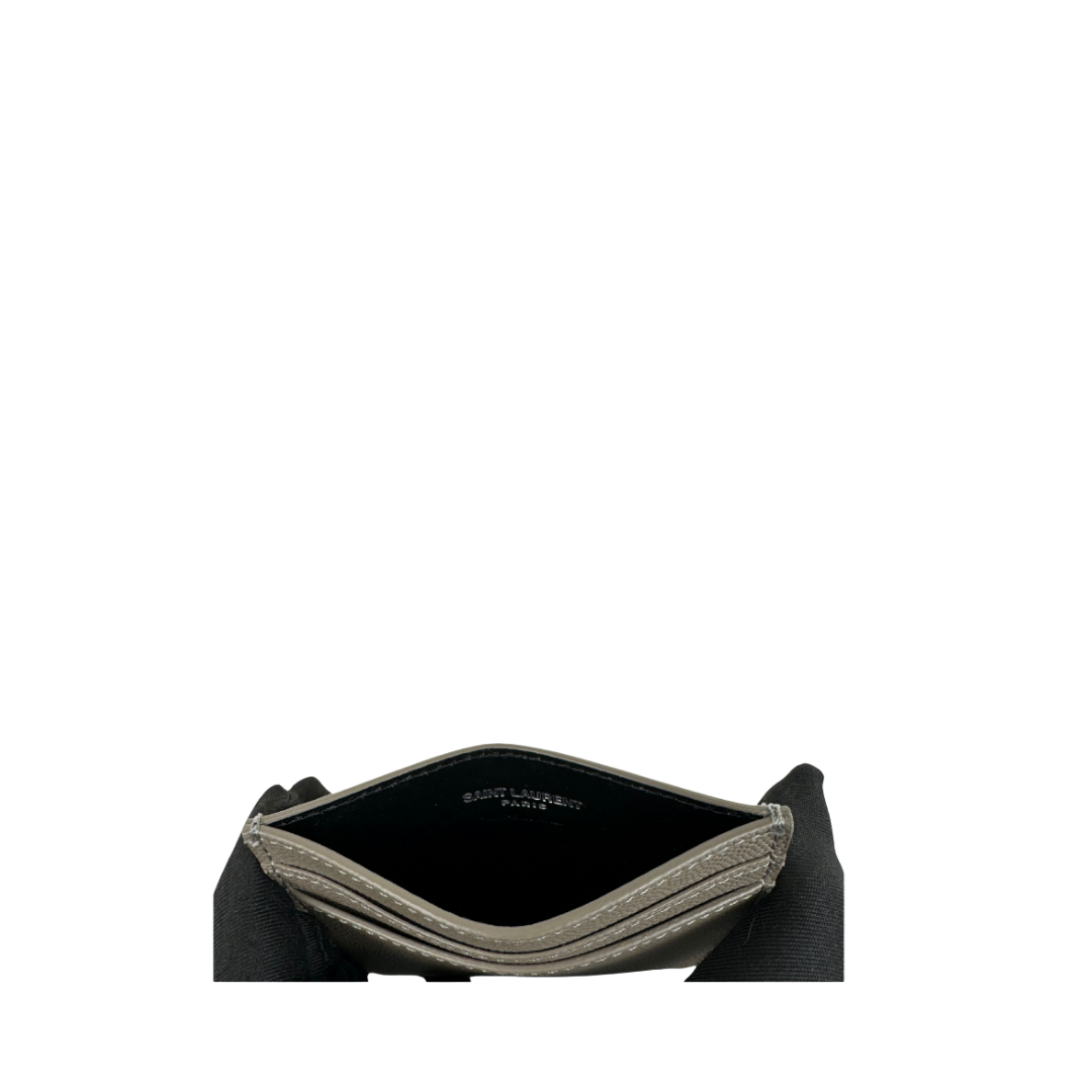 YSL Grey Paris Card Case