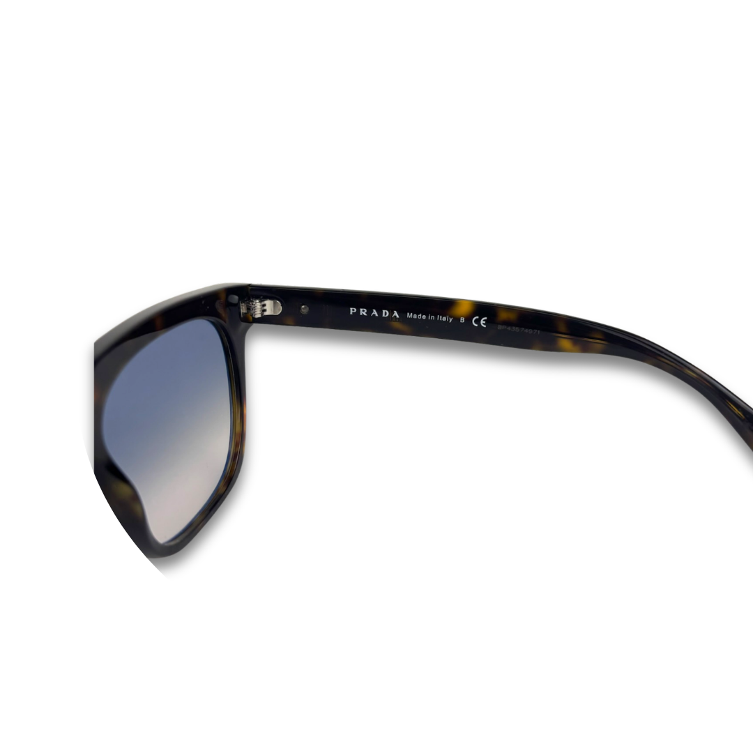Prada Square Tortoiseshell Sunglasses