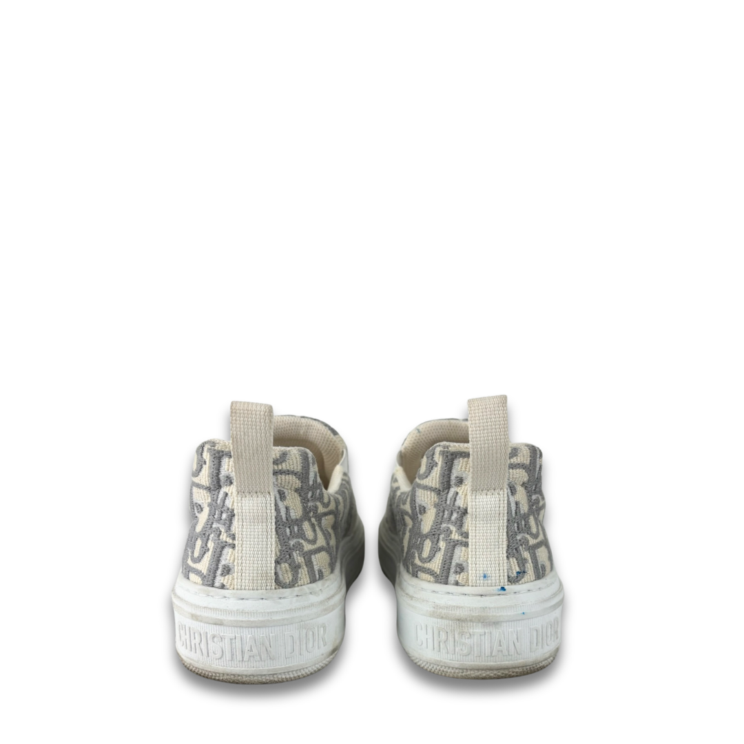 Dior Grey Saltwind Slip-On Sneakers - Size 37