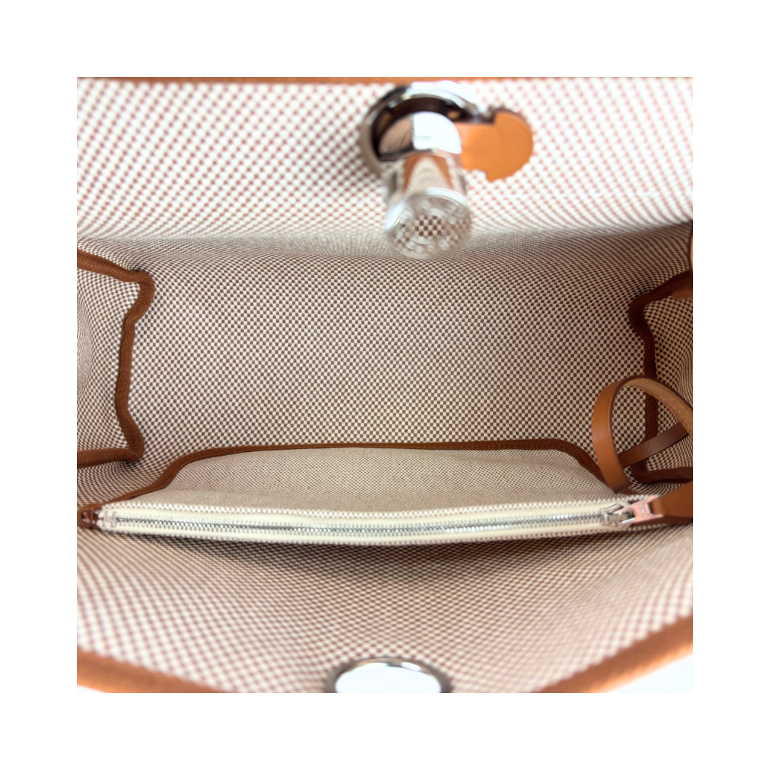 Hermès Toile Canvas Herbag Zip 31