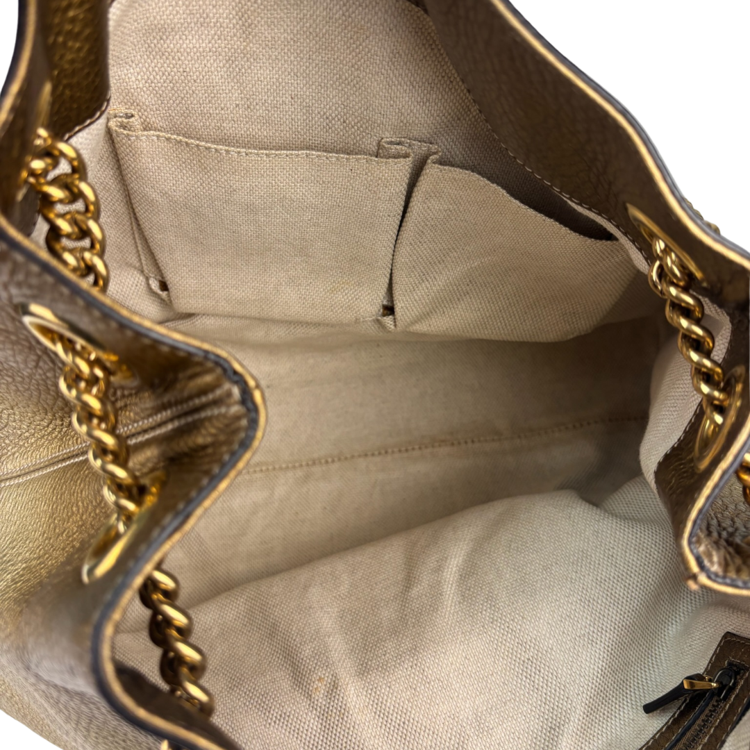 Gucci Soho Metallic Ombre Tote