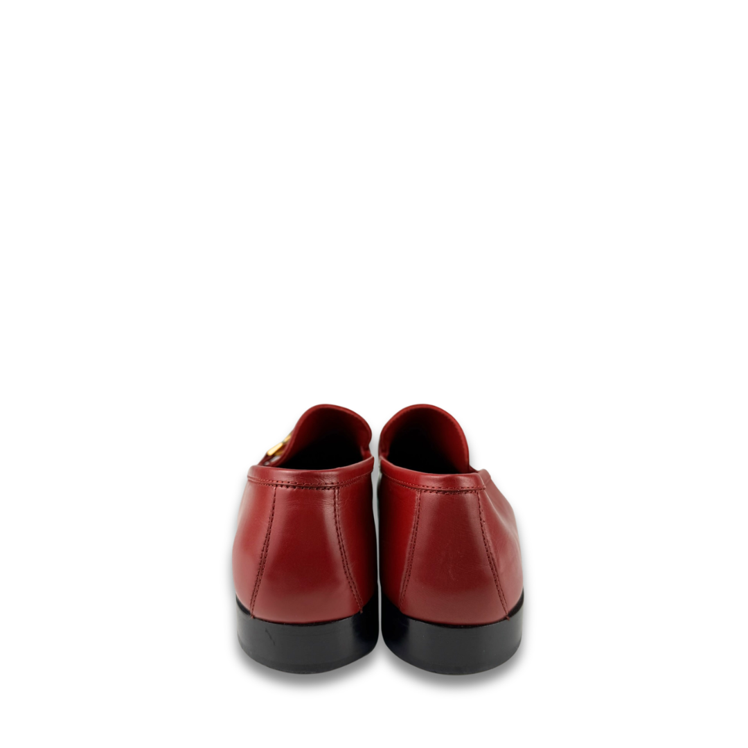 Jimmy Choo Red Diamond Tilda Loafers - Size 40.5