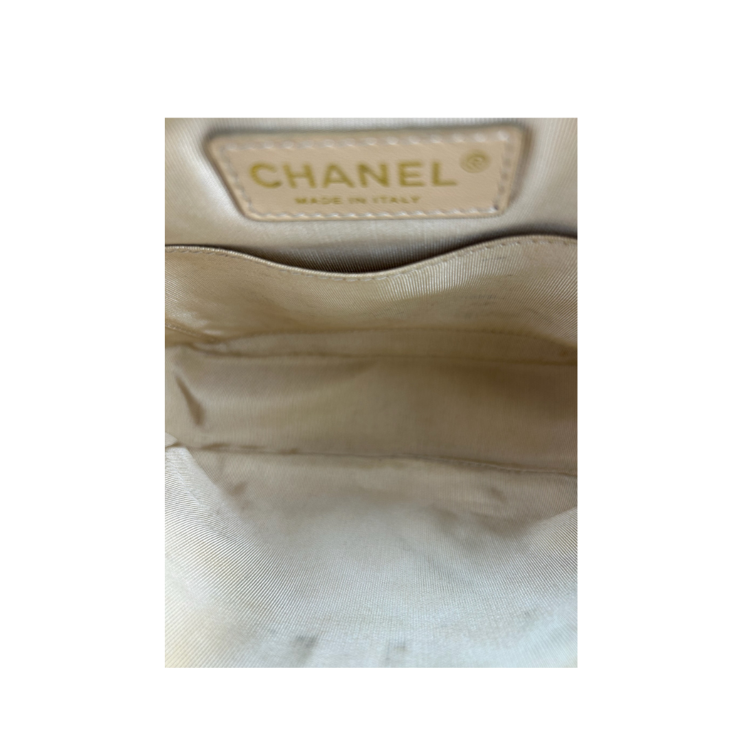 Chanel Brown Quilted Camera Bag