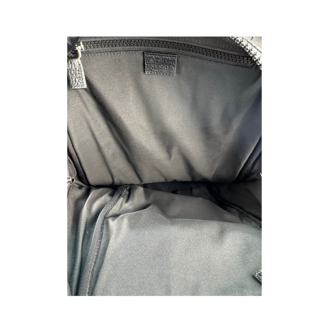 Gucci Black Nylon Slim Backpack