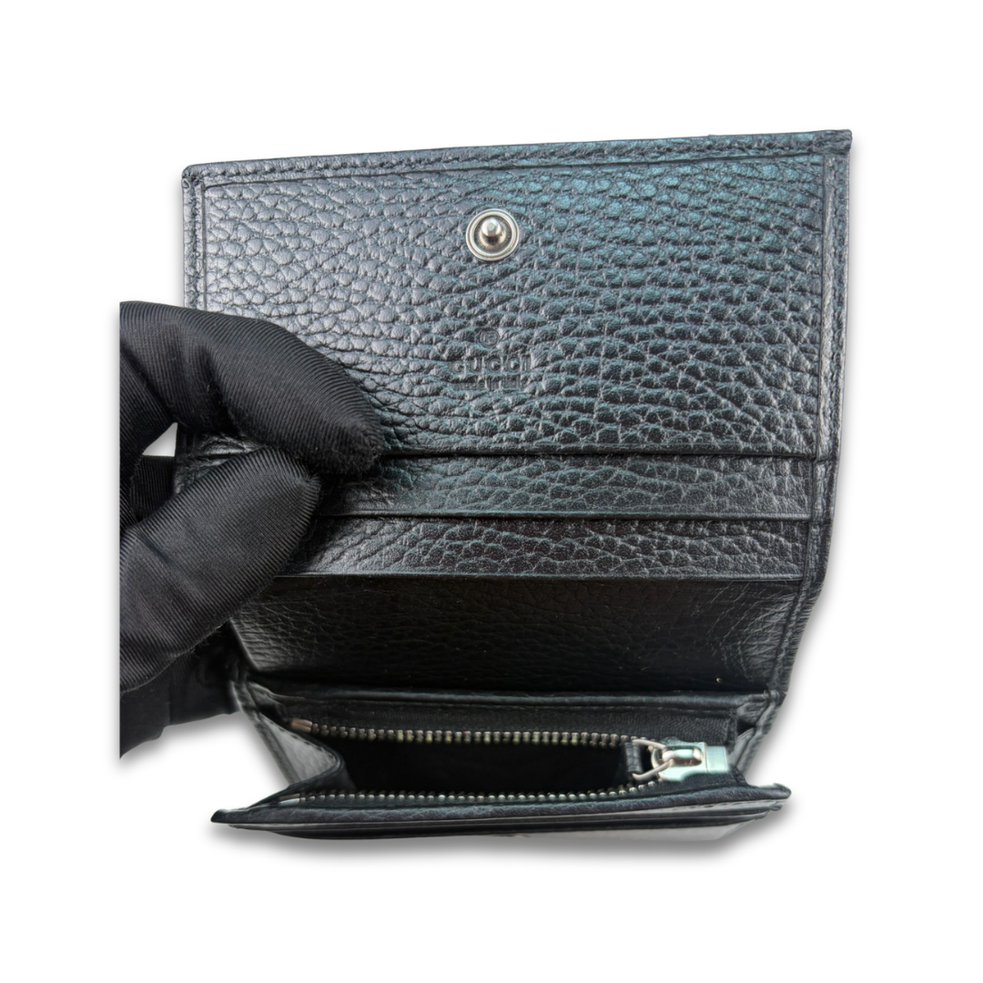 Gucci Black Marmont Compact Wallet