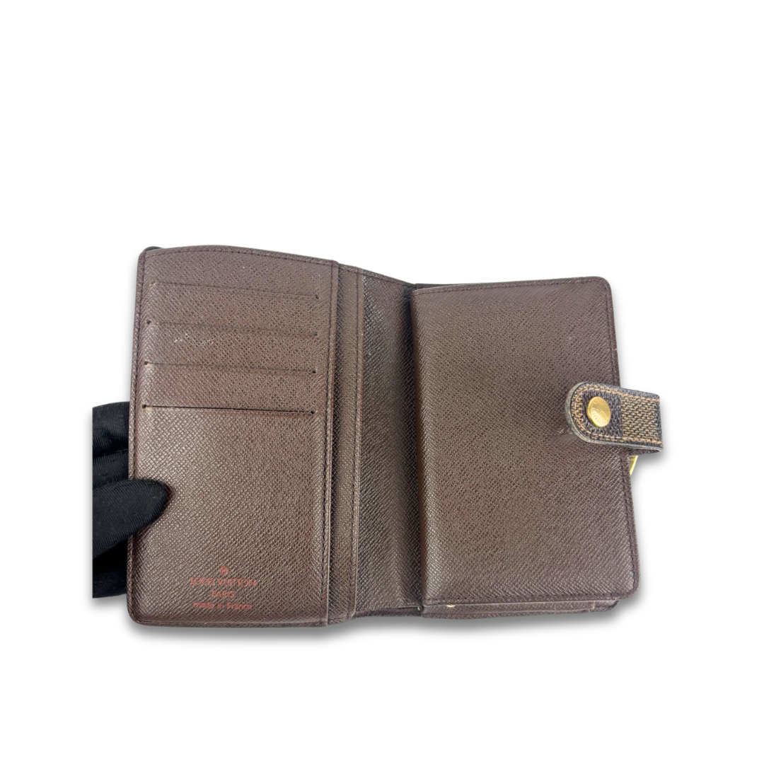 Louis Vuitton Damier Ebene French Purse Wallet