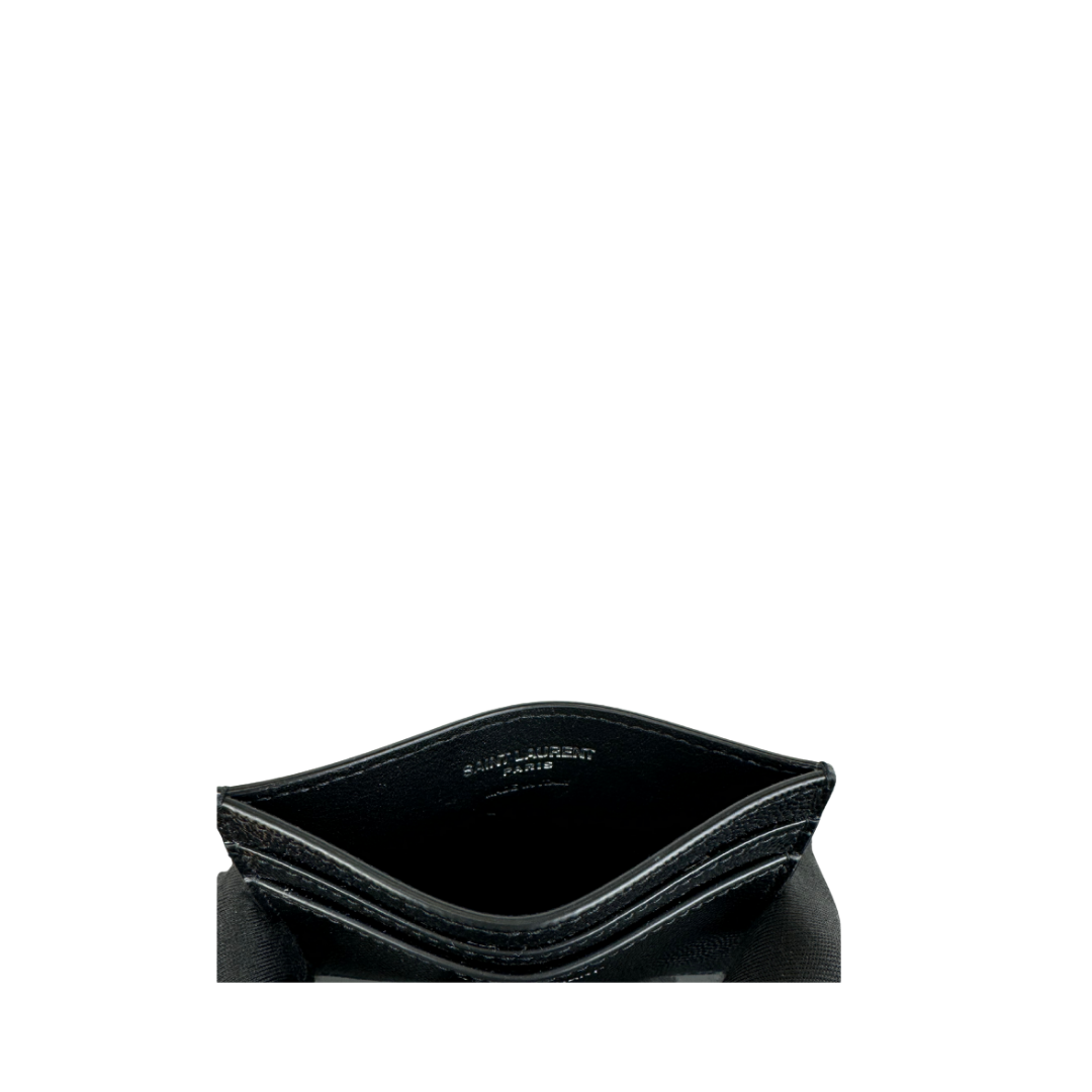 YSL Black Paris Card Case