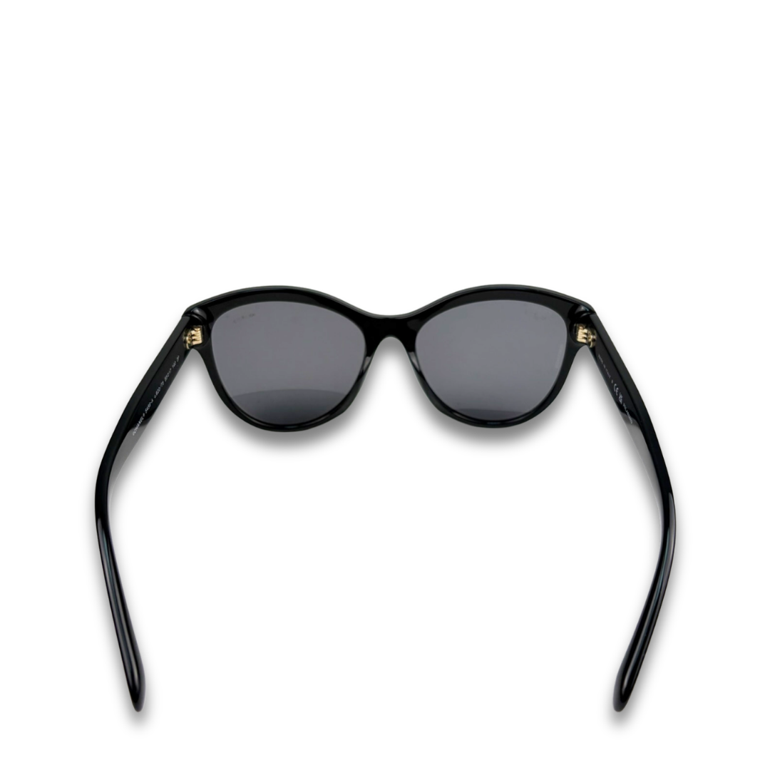 Chanel Black Round Sunglasses