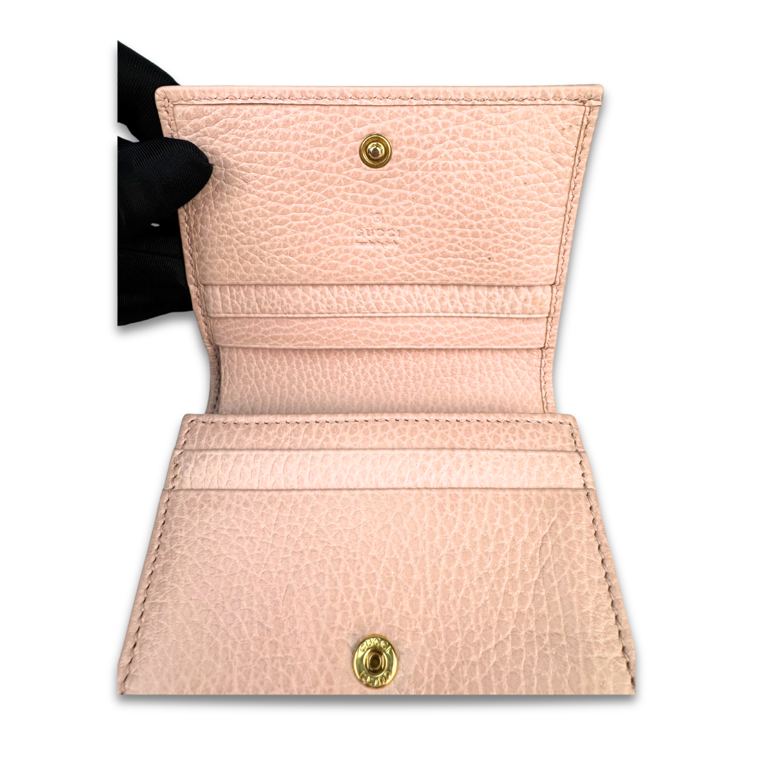 Gucci Pale Pink Marmont Compact Wallet