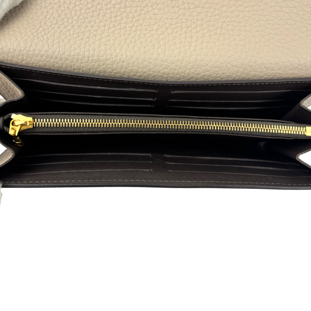 Louis Vuitton Taupe Capucines Wallet