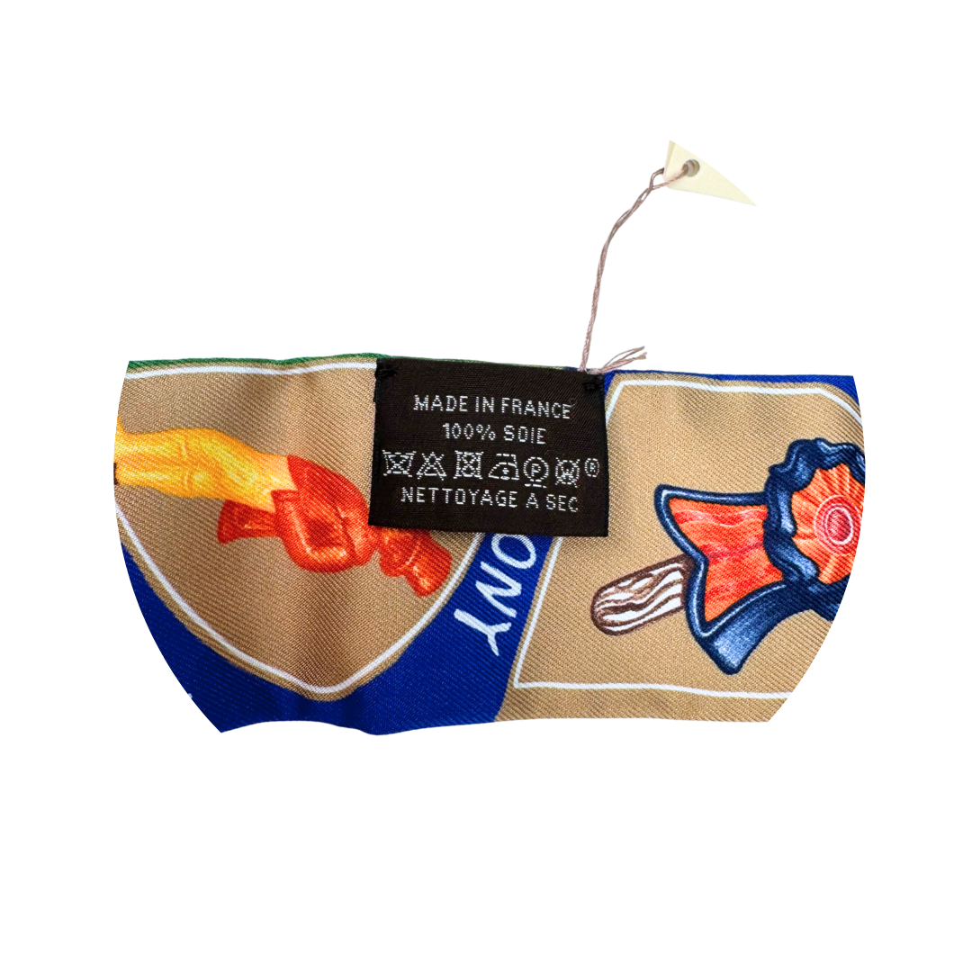 Hermès Funny Ice Cream Silk Twilly
