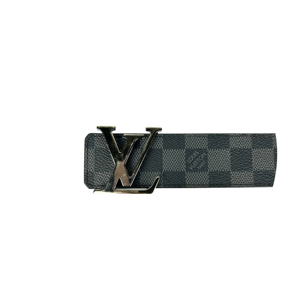 Louis Vuitton Damier Graphite LV Initiales 40mm Reversible Belt - Size 100