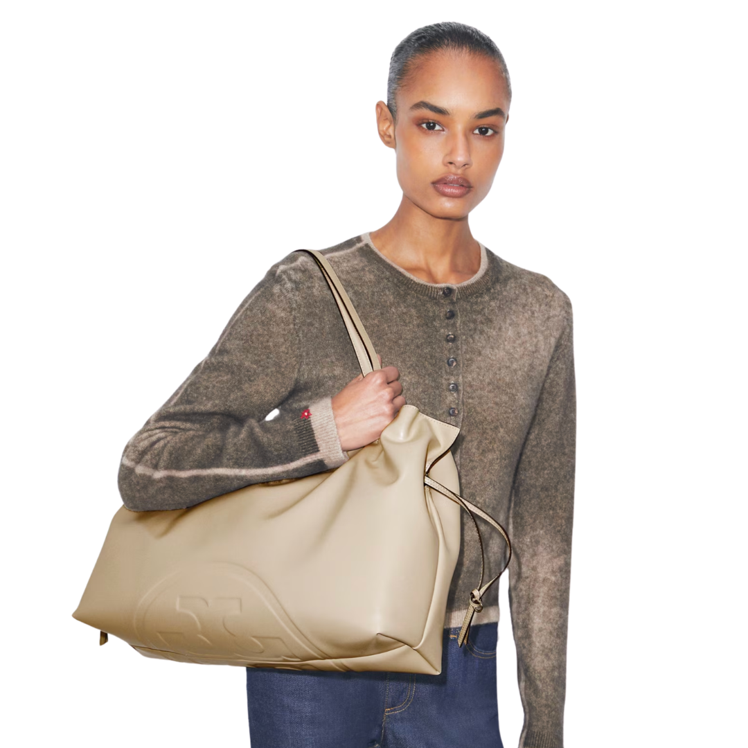 Tory Burch Ella Natuura Drawstring Tote