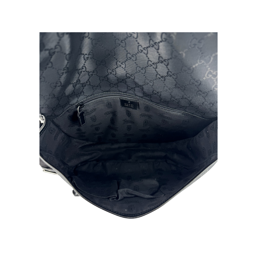 Gucci Imprime Buckle Flap Messenger