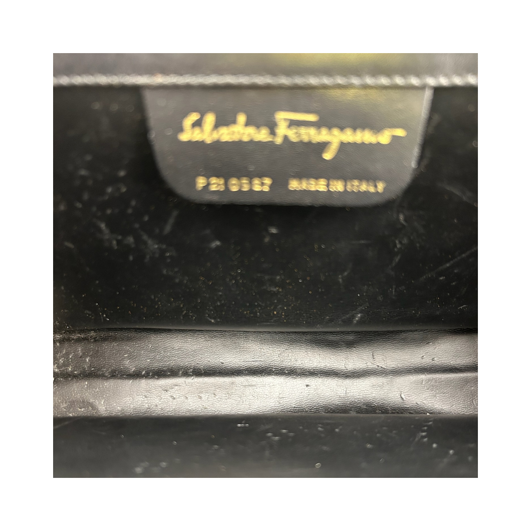 Ferragamo Gancini Chain Shoulder Bag