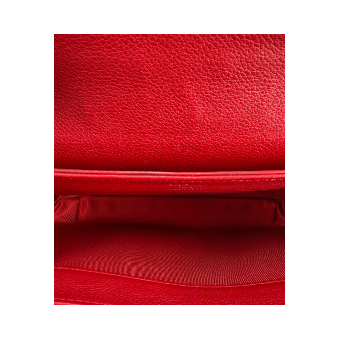 Louis Vuitton Red Lockme II Chain Bag BB