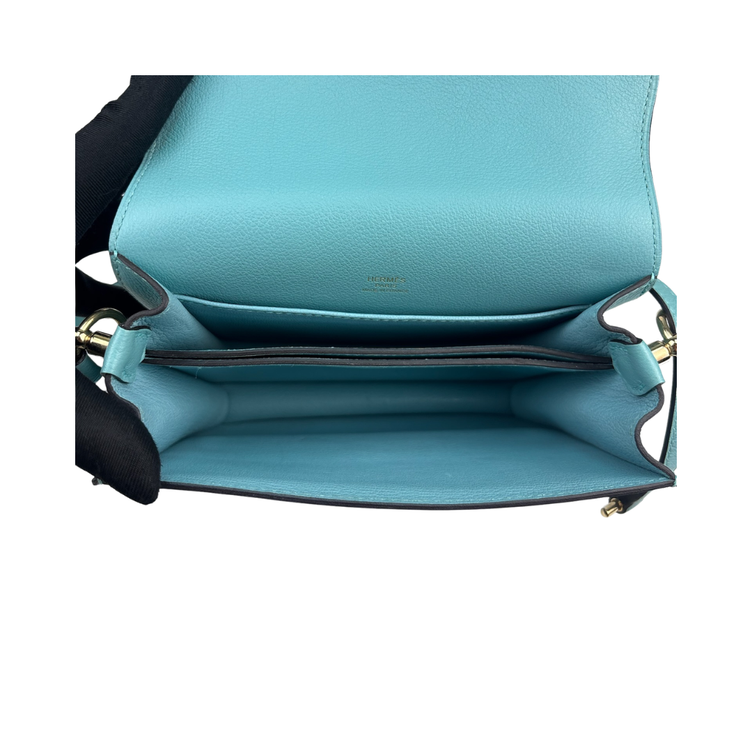 Hermès Swift Tiffany Blue Roulis Mini