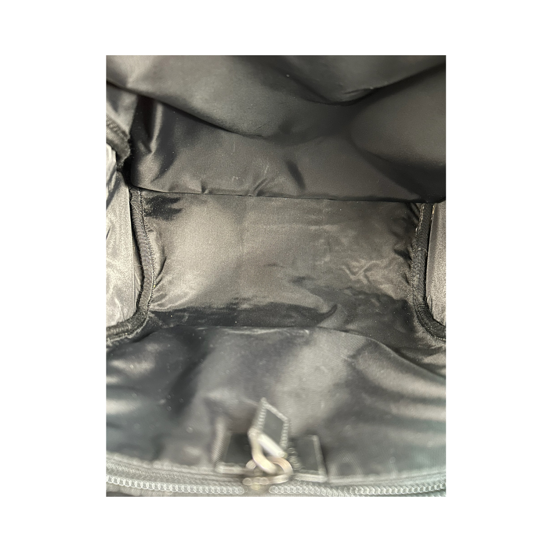 Gucci Black Techno Canvas Web Backpack