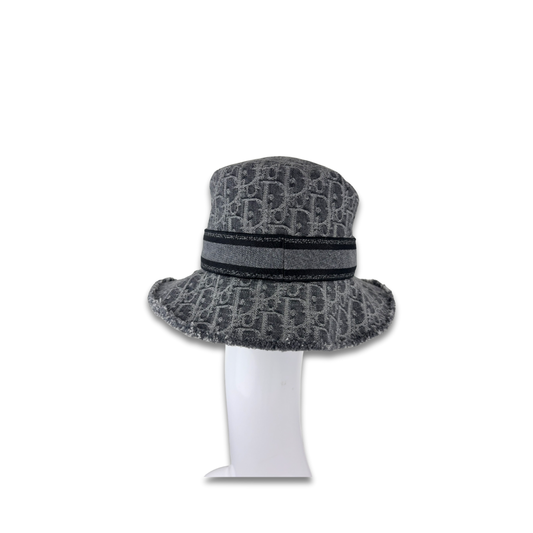 Dior D-Bobby Oblique Small-Brim Bucket Hat