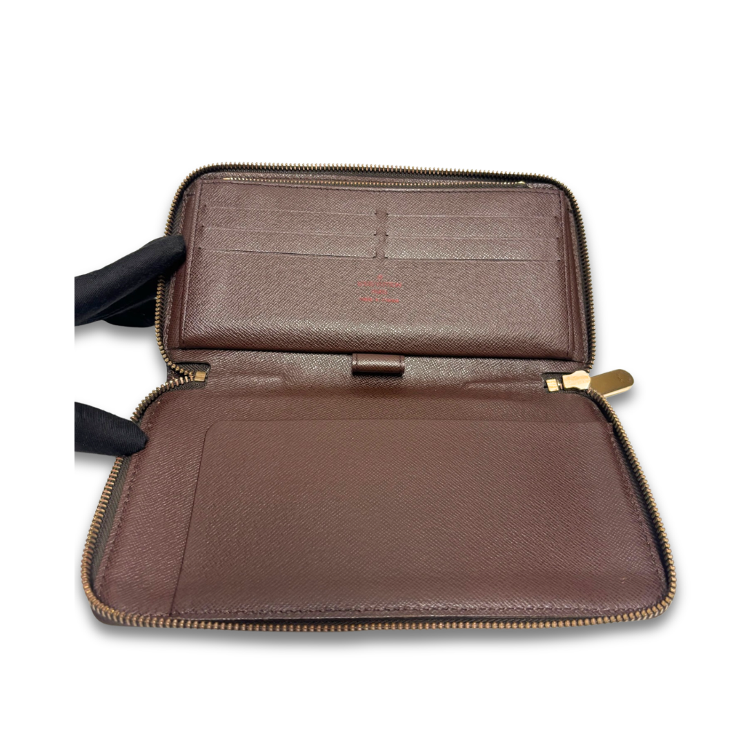 Louis Vuitton Damier Ebene Zippy Organizer Wallet