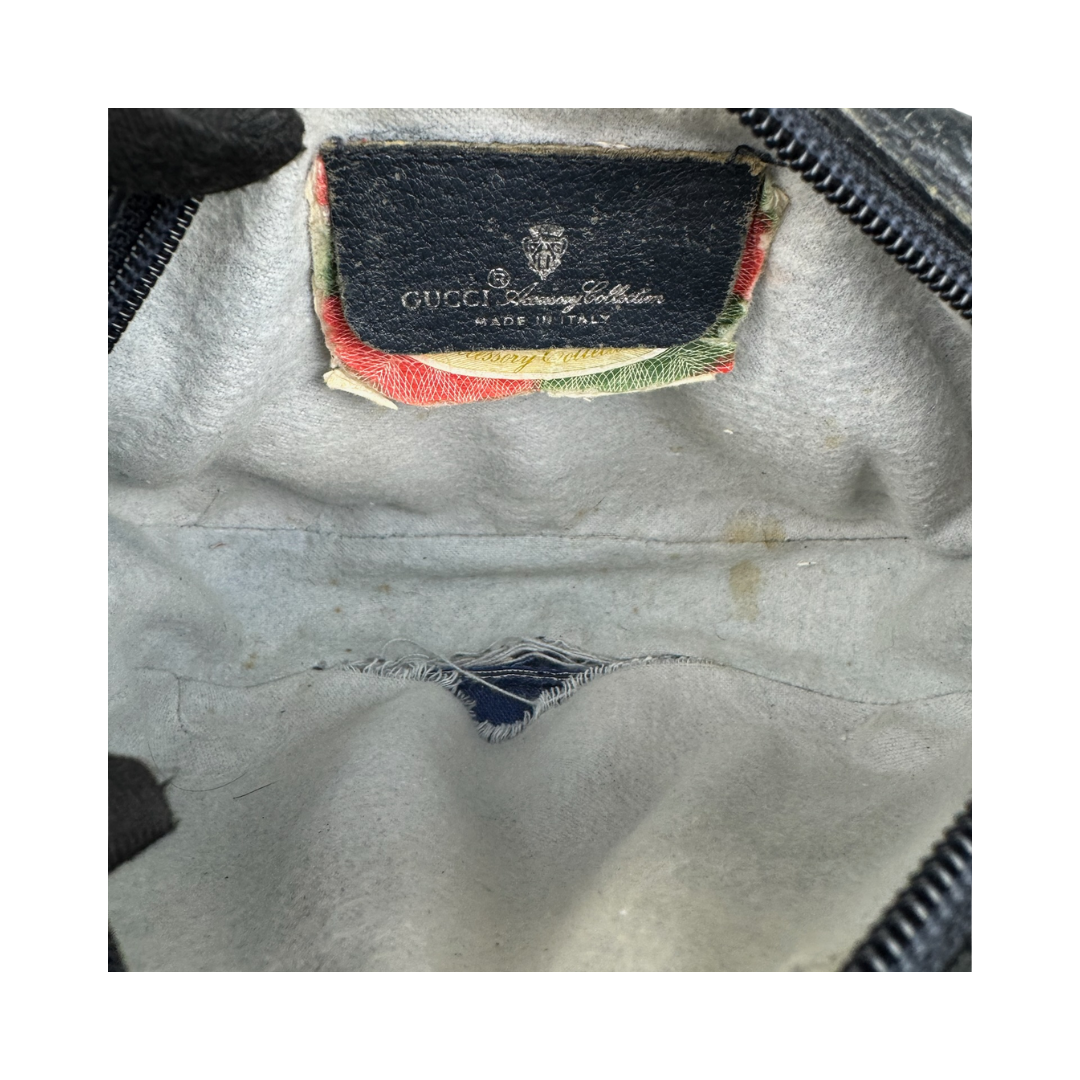 Gucci Small Navy Vintage Crossbody