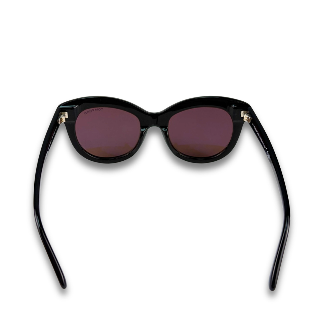 Tom Ford Black Cateye Sunglasses